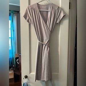 Pact Organic Cotton Wrap Dress M